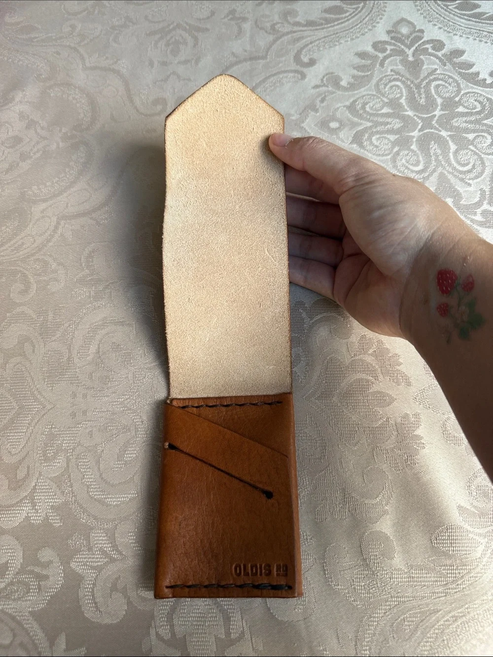 Oldis Road Oldis One Light Golden Honey Full Grain Leather Wallet